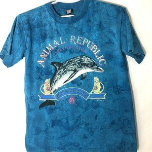 VTG 90s 1992 Animal Republic Bottlenose Dolphin Oc